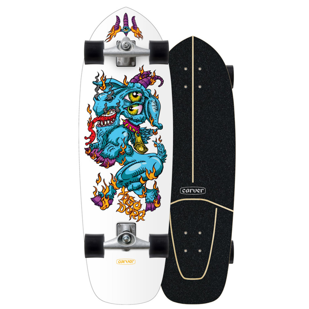 Surf Skate Completo Carver YAGO FIRE GOAT 30.75" 