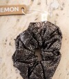 Scrunchie Glitter Negro