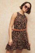 VESTIDO TRISHA PRINT Animal Print