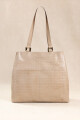 Cartera Regina Crocco Beige