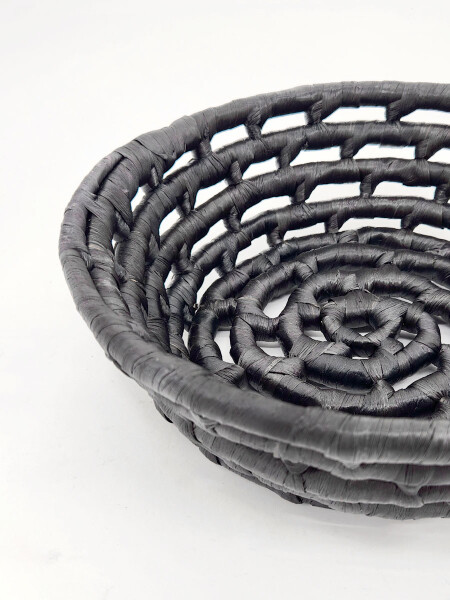 BANDEJA REDONDA NEGRO