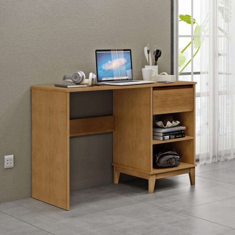 Escritorio Prata 1 Cajon 2806fn Freijo Escritorio Prata 1 Cajon 2806fn Freijo