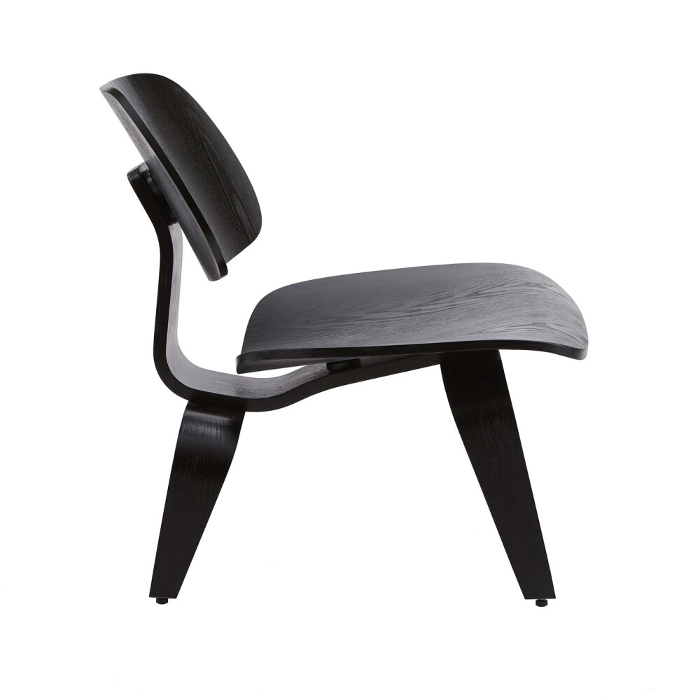 BUTACA LCW MADERA NEGRO ESTILO EAMES
