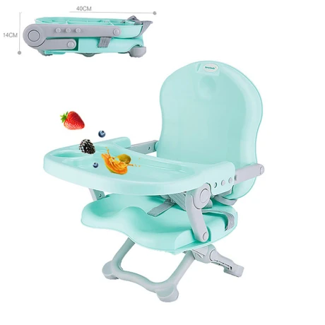 Silla de Comer Portátil Plegable y Transportable 7003 VERDE
