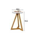 SET 2 MESAS LATERALES CLASSIC - BLANCO/MIEL SET 2 MESAS LATERALES CLASSIC - BLANCO/MIEL