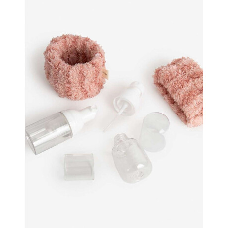 Kit Travel De Accesorios Para Skincare Combinacion Bicolor