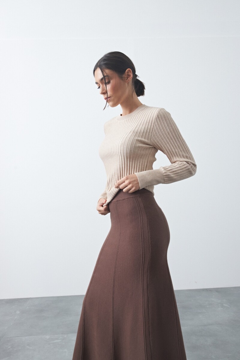 FALDA TRISTAN Chocolate