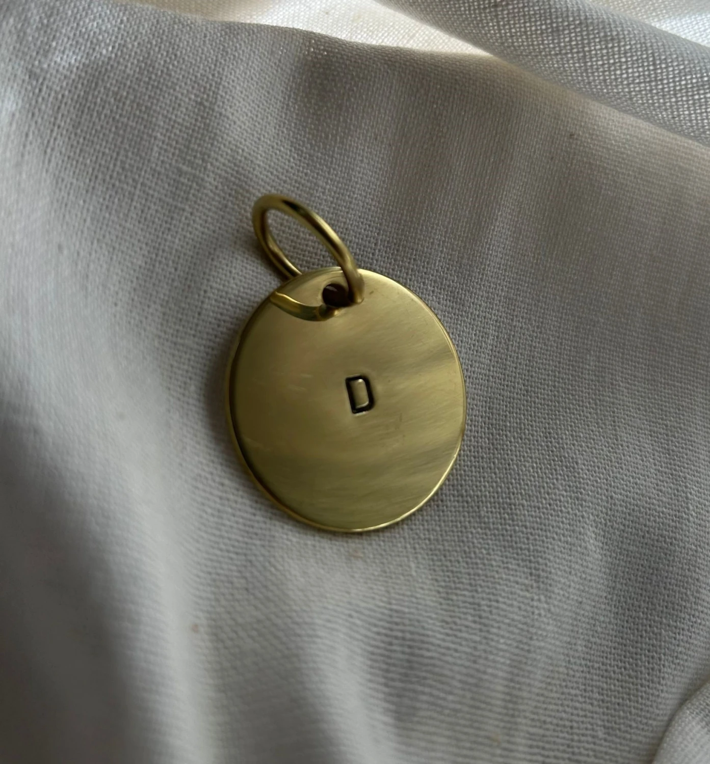 Spelling key ring - D dorado n/a