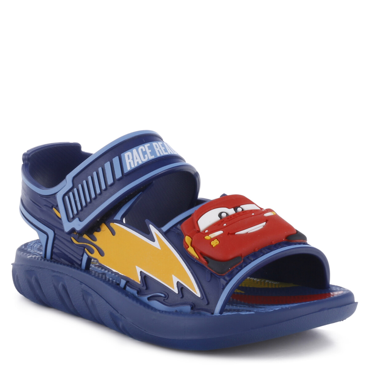 Sandalias Infantiles Disney Cars Pista Infantil - Azul 