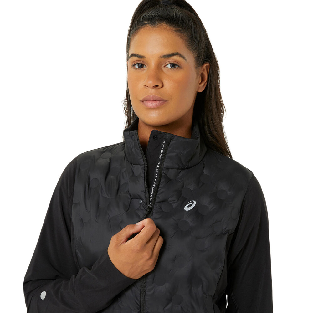Casaca Running Road Winter Jacket Mujer Performance Black