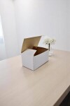 Caja flexi plegable 10x06x05 cm. BLANCO