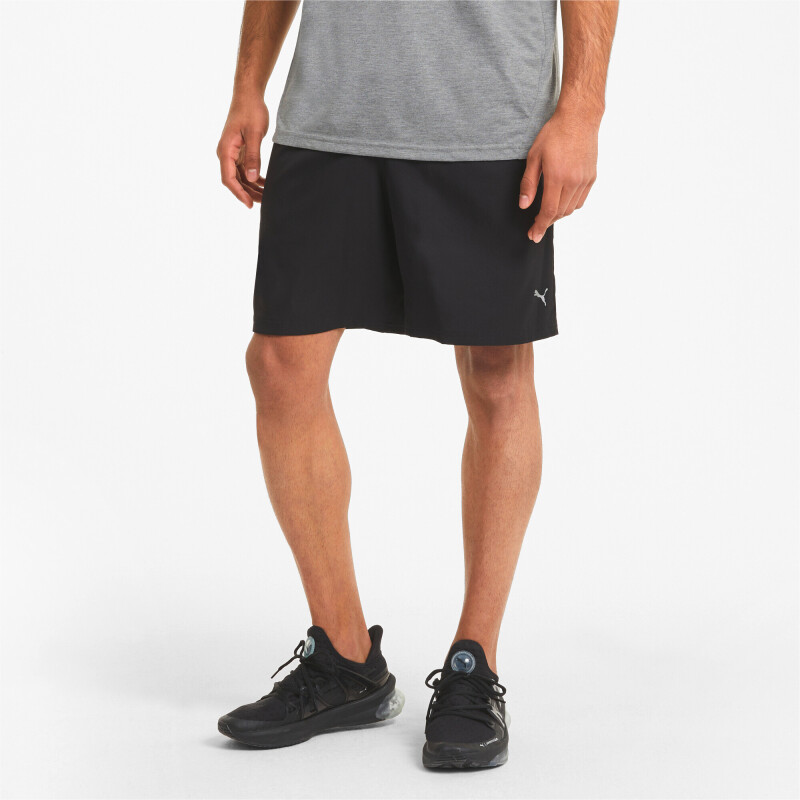 Short Performance Woven 7" de Hombre Negro