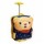 Valija Infantil Rígida Mochila Maleta Pequeña Escuela Viaje Azul