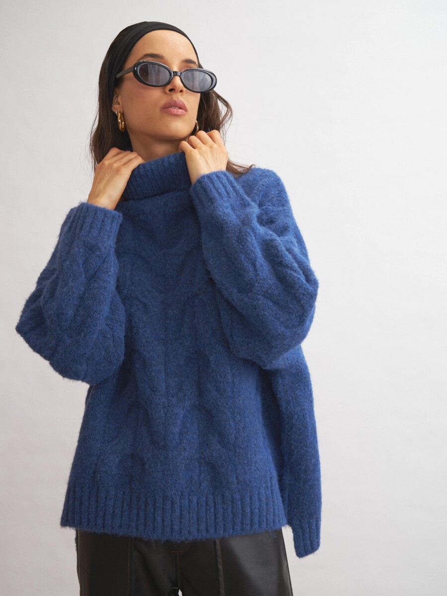 Polerón Neck - Azul 