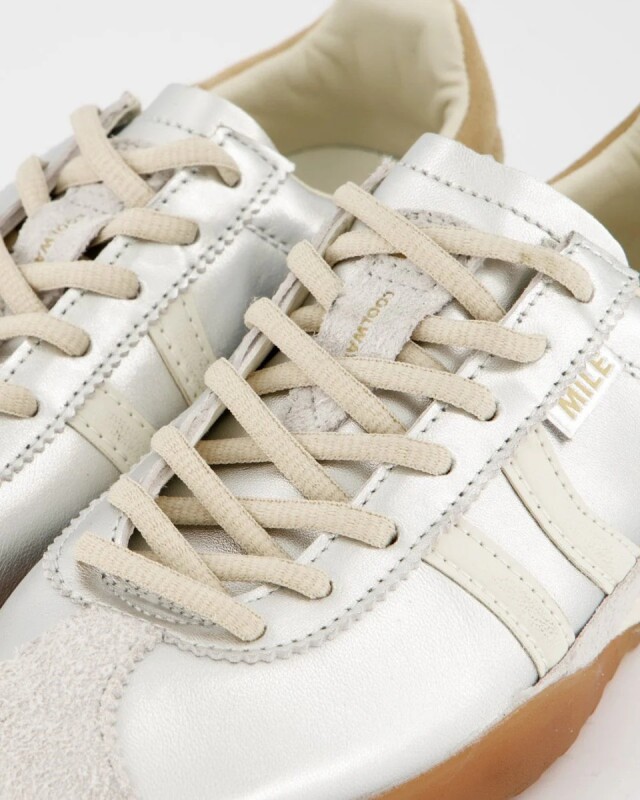 Championes Zapatillas Coolway - Mile Silver Leather Gold Edition Championes Zapatillas Coolway - Mile Silver Leather Gold Edition