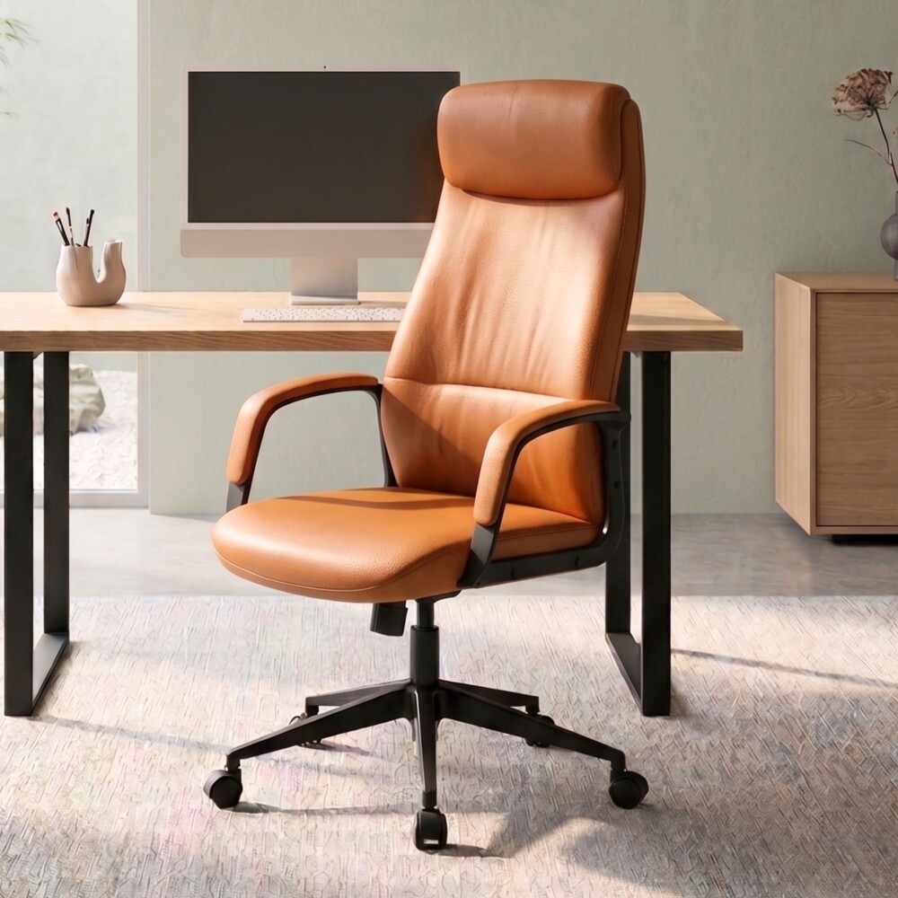 Silla de oficina Negra 2 Posiciones - Lumexa Marrón