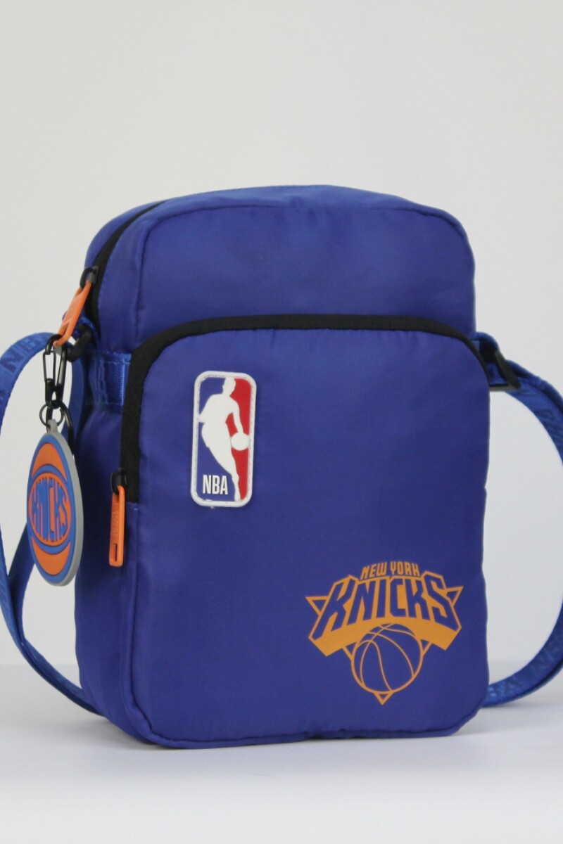 Morral clásico doble cierre New York Nicks - NBA Azul