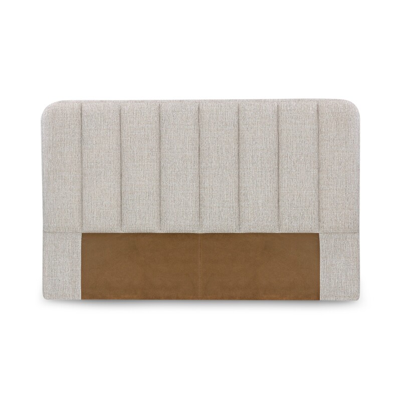 Respaldo en madera tapizado tela Beige 1.56 mts Respaldo en madera tapizado tela Beige 1.56 mts