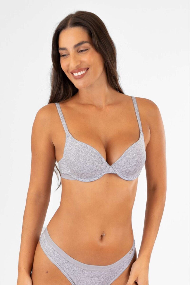 Soutien copa b cotton - Gris melange 