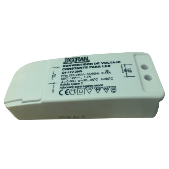 Fuente de alimentación 220-240 salida 12V/20W LD0420