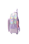 Mochila con carrito + cartuchera Trendy Lila