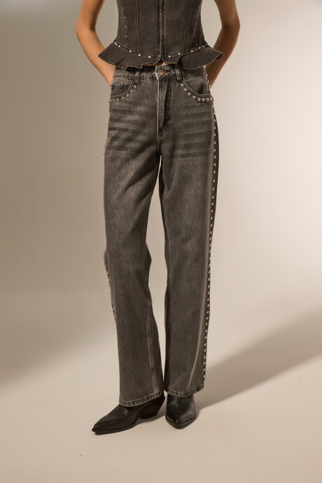Pantalon Lilie Gris Claro