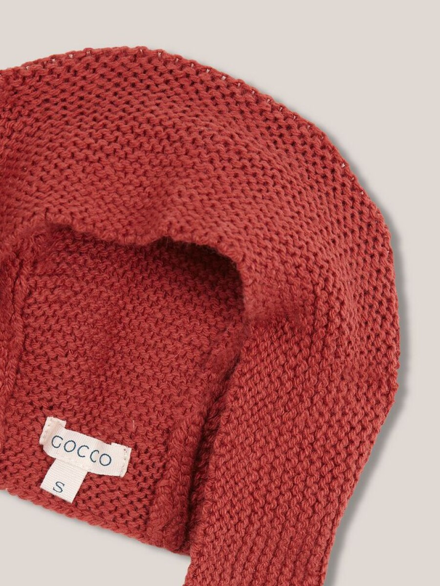 Capota Punto Bobo Coral Oscuro