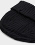 Gorro Clasico Gorro Tejido Efecto Rotura - Negro