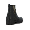 Macri Bota Caña Baja Suela Tr Taco Foliado Negro-animal Print