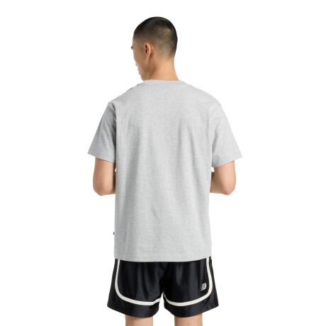 Remera New Balance de Hombre - Fitness Center - MT51918AG GREY