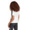 Remera de Mujer Adidas Essentials 3 Tiras Blanco