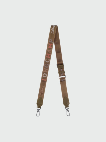 Longchamp - Bandolera de poliéster Verde