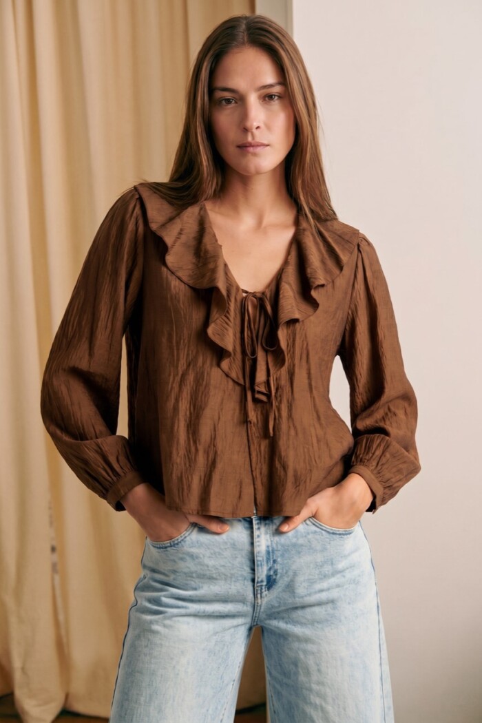 Blusa Marron