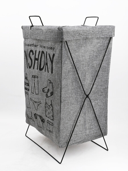 ORGANIZADOR ROPA SUCIA GRIS