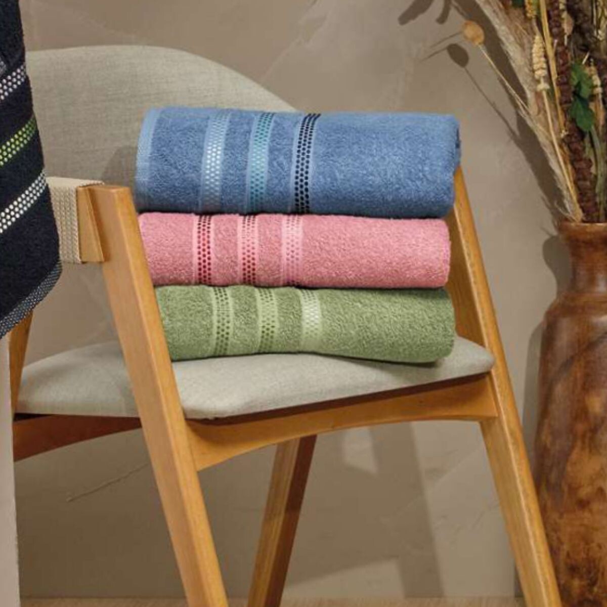 TOALLA DE BAÑO 70X140 - VERDE 