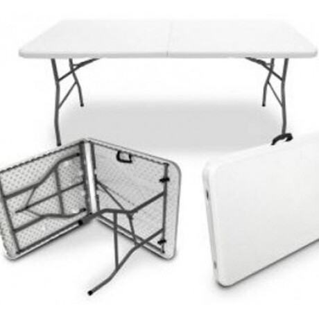 Mesa valija plegable en HDPE 122*60 Mesa valija plegable en HDPE 122*60
