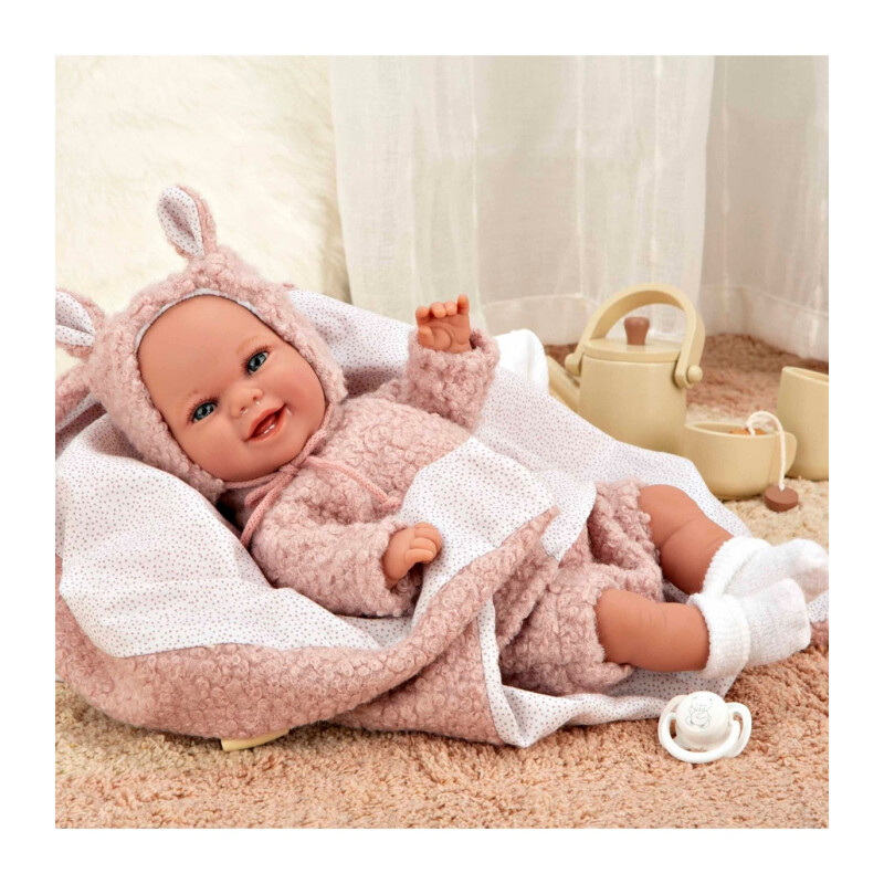 MUÑECA ELEGANCE 35 CM BABYTO ROSA CON MANTA 60827 MUÑECAS ARIAS MUÑECA ELEGANCE 35 CM BABYTO ROSA CON MANTA 60827 MUÑECAS ARIAS