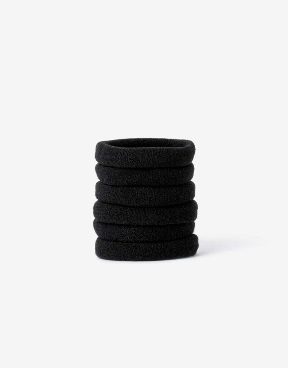 Sets De Gomitas Elásticas - Negro 