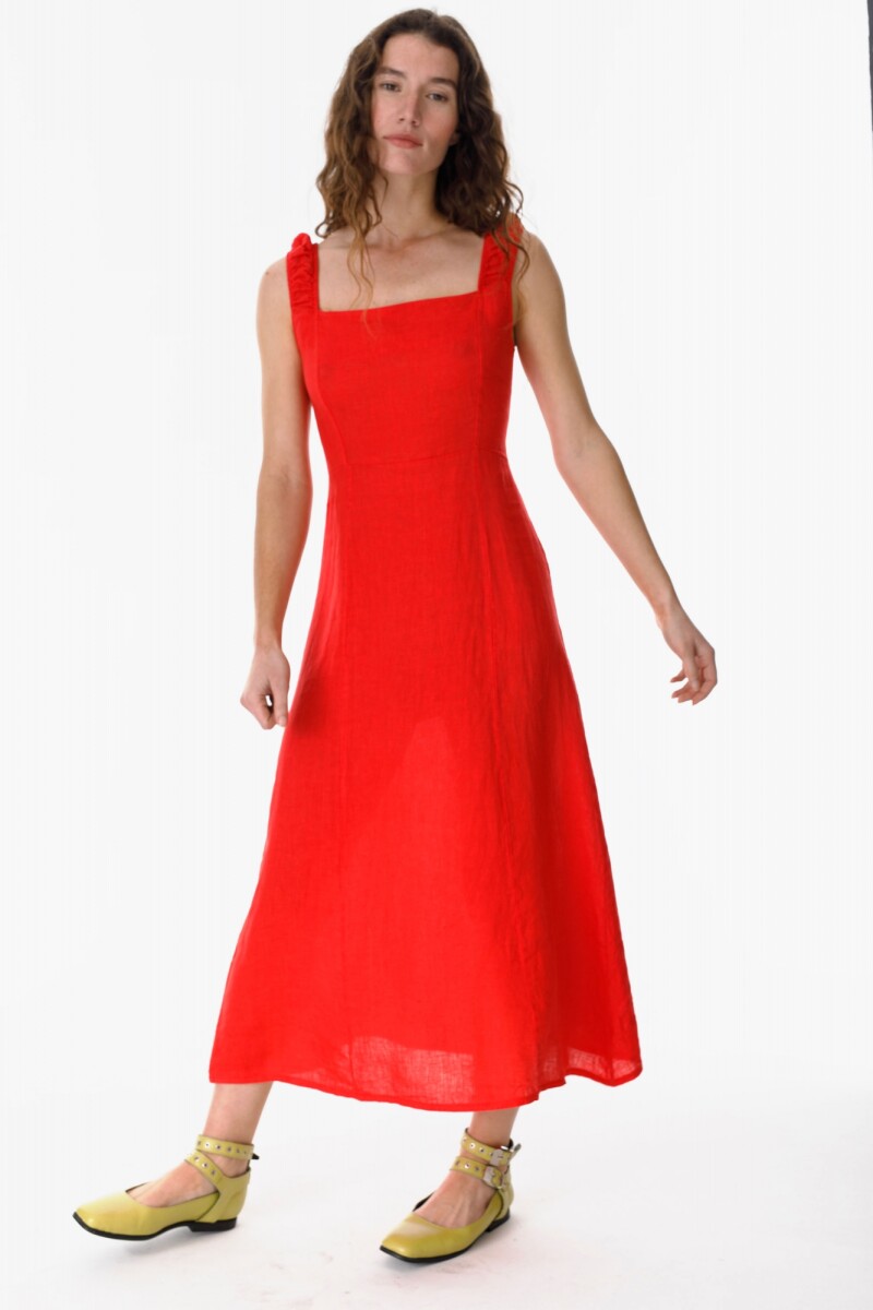 Vestido Antoniette Rojo