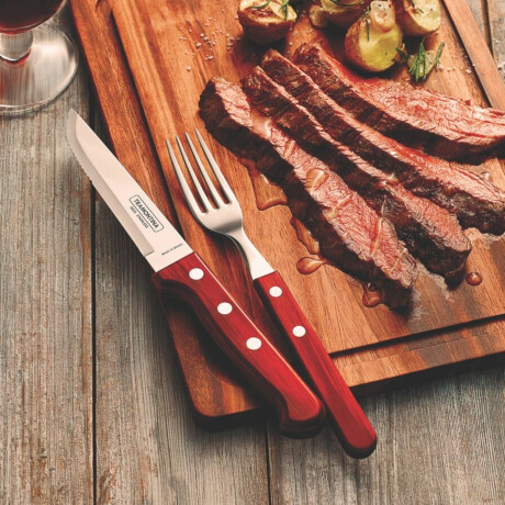 Tenedor de Mesa Polywood Acero Inoxidable Tramontina Tenedor de Mesa Polywood Acero Inoxidable Tramontina