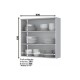 Aéreo Cocina Americana Blanca 80 Cms Aéreo Cocina Americana Blanca 80 Cms