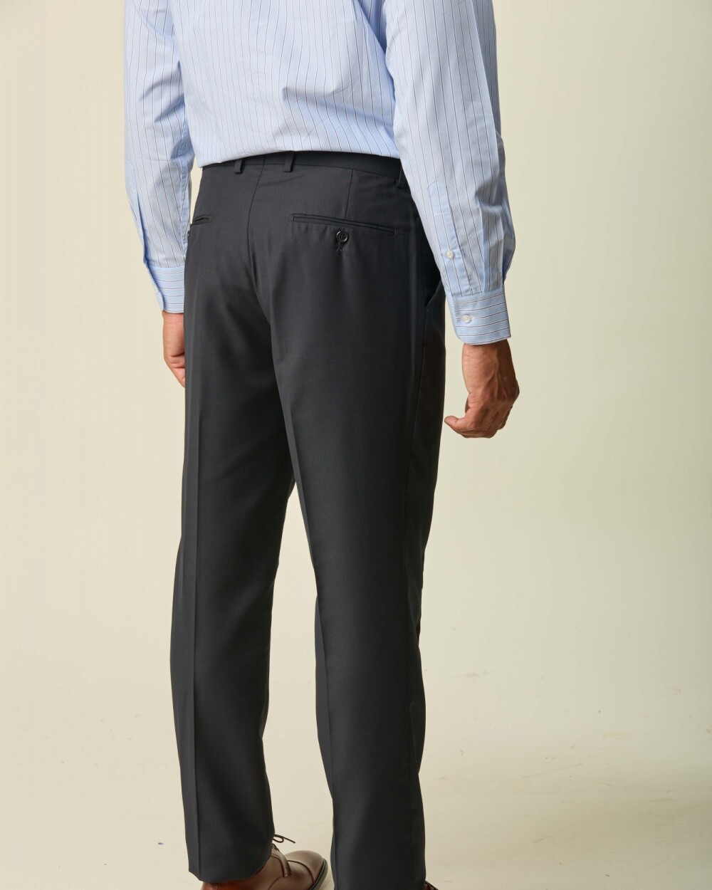 Pantalón Vestir Corte Clásico Azul Marino