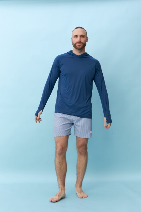 Short de baño Cloque Azul