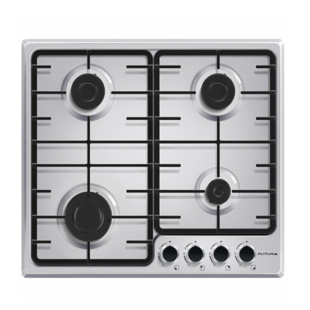 Anafe a gas Futura Plus FUT-A60GX Inox 60cm acero inoxidable