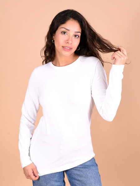 REMERA BASICA LUCILA BLANCO