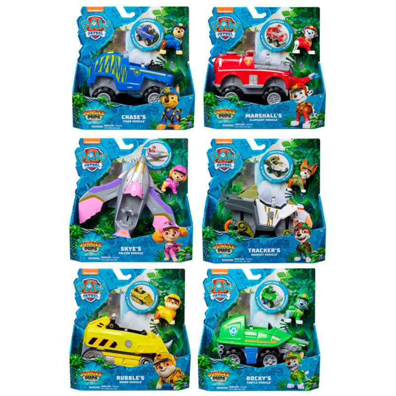 Vehículos PAW Patrol Jungle Pups, surtidos Vehículos PAW Patrol Jungle Pups, surtidos