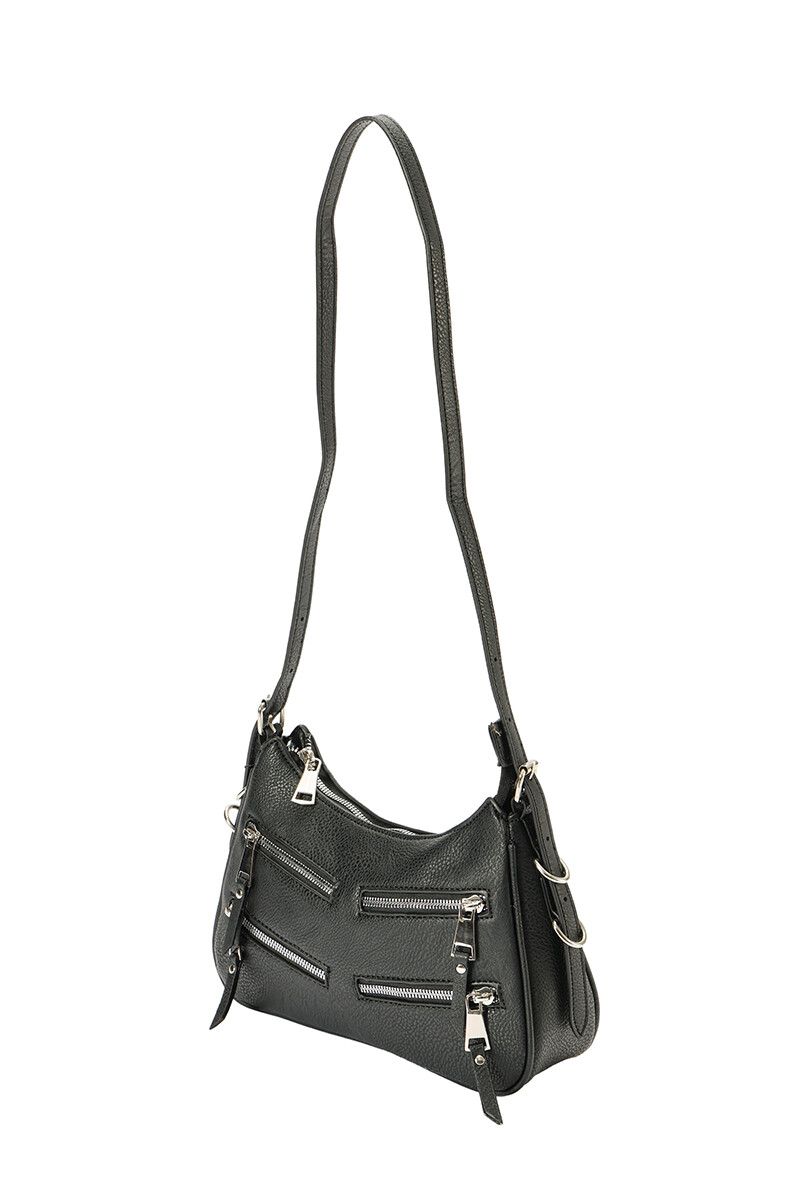 Cartera Seda Negro