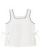 Camiseta Con Lazos Blanco