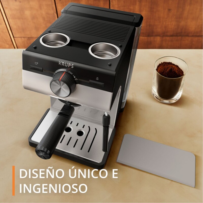 Cafetera Espresso Krups Authentic Gris Cafetera Espresso Krups Authentic Gris