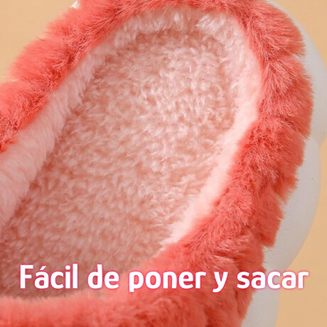 Pantufla de Felpa Super Abrigadas Antideslizante Unisex Gris